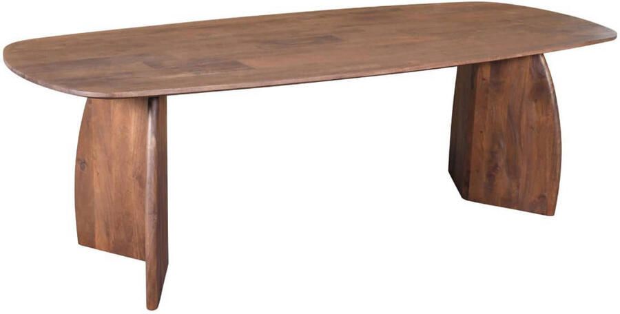 DÉJA Living Eettafel Majada Deens Ovaal Donkerbruin Hout 300x100x76cm - Foto 2