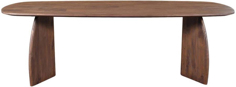 DÉJA Living Eettafel Majada Deens Ovaal Donkerbruin Hout 300x100x76cm - Foto 4