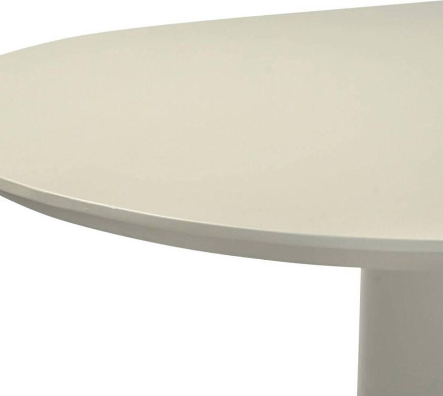 DÉJA Living Eettafel Motala Ovaal Off White Betonlook 180x100x76cm - Foto 2