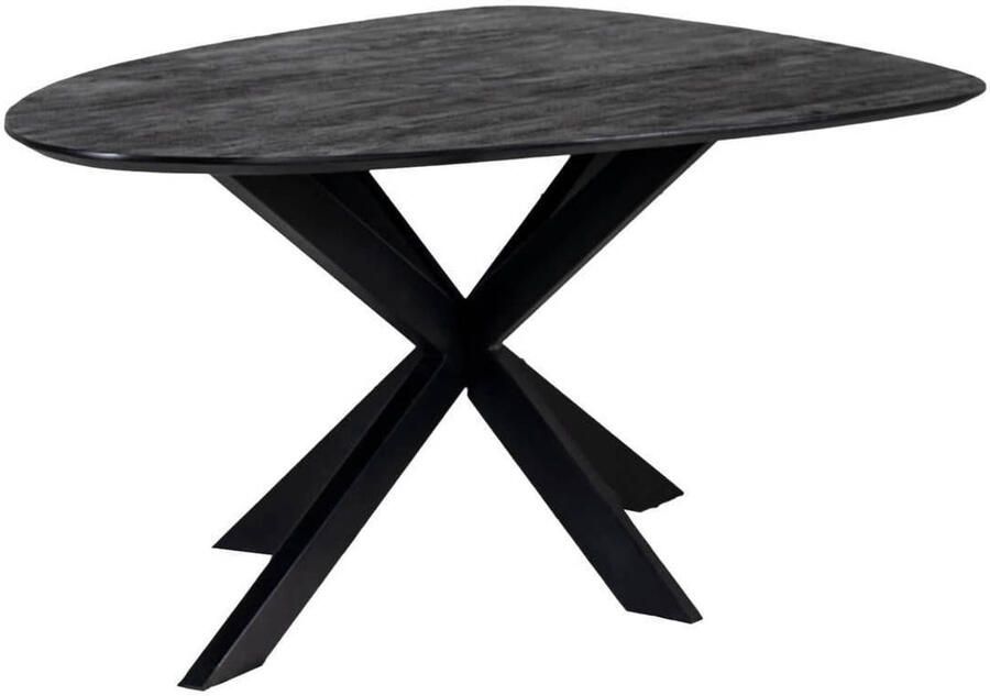 Giga Meubel Eettafel Zwart Kiezel Vorm 200cm Matrix-poot Eettafel Owen - Foto 2