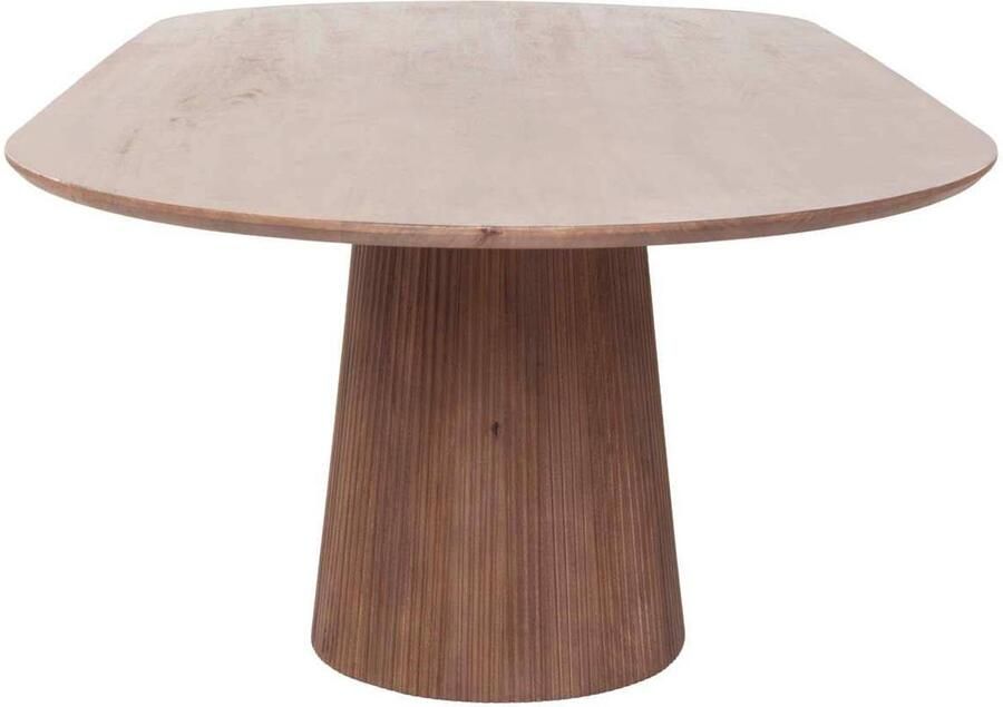 Giga Meubel Eettafel Salvador Donkerbruin Hout 160x100x76cm - Foto 3