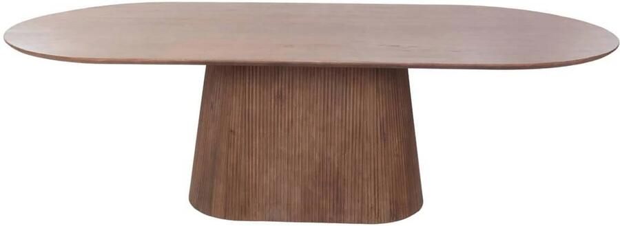 Giga Meubel Eettafel Salvador Donkerbruin Hout 200x110x76cm