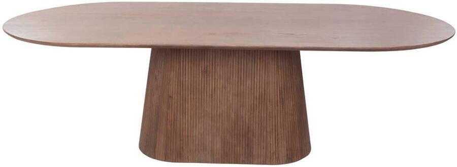 Giga Meubel Eettafel Salvador Donkerbruin Hout 240x110x76cm