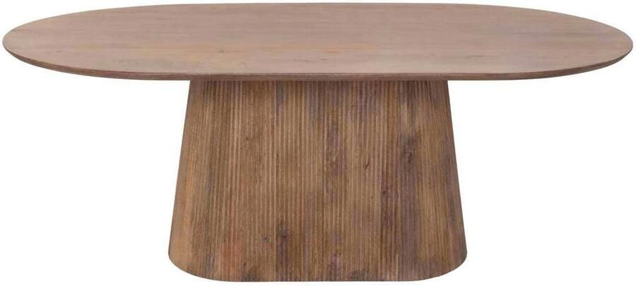 Giga Meubel Eettafel Salvador Naturel Hout 160x100x76cm