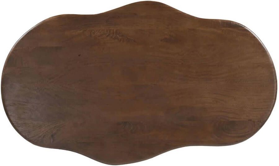 DÉJA Living Eettafel Tornio Organisch Donkerbruin Hout 240x110x76cm - Foto 3