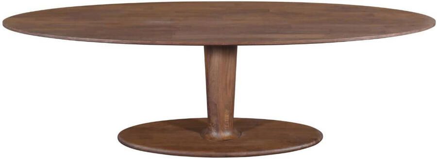 DÉJA Living Eettafel Xàtiva Ovaal Donkerbruin Mangohout 250x100x76cm - Foto 3