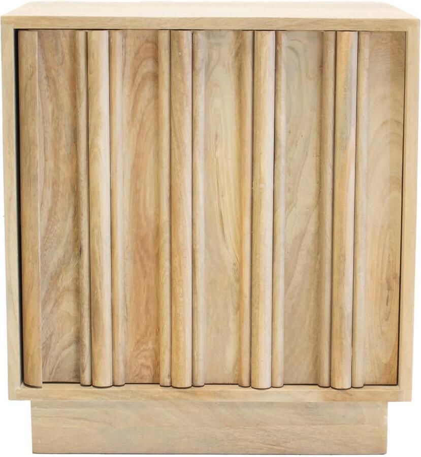 Giga Meubel Nachtkastje Nika Mangohout Naturel 50x40x55cm - Foto 2