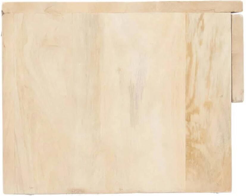 Giga Meubel Nachtkastje Zwevend Tessa Naturel Mangohout 45x30x25cm - Foto 3