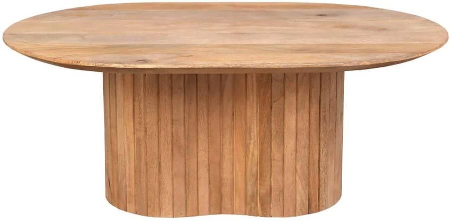 Giga Meubel Salontafel Ava Naturel Mangohout 90x60x35cm - Foto 3