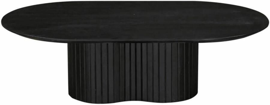 Giga Meubel Salontafel Ava 120x70x35cm Zwart Donkerbruin - Foto 2