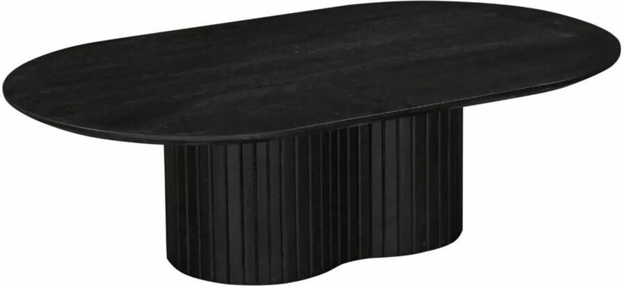 Giga Meubel Salontafel Ava 120x70x35cm Zwart Donkerbruin - Foto 4