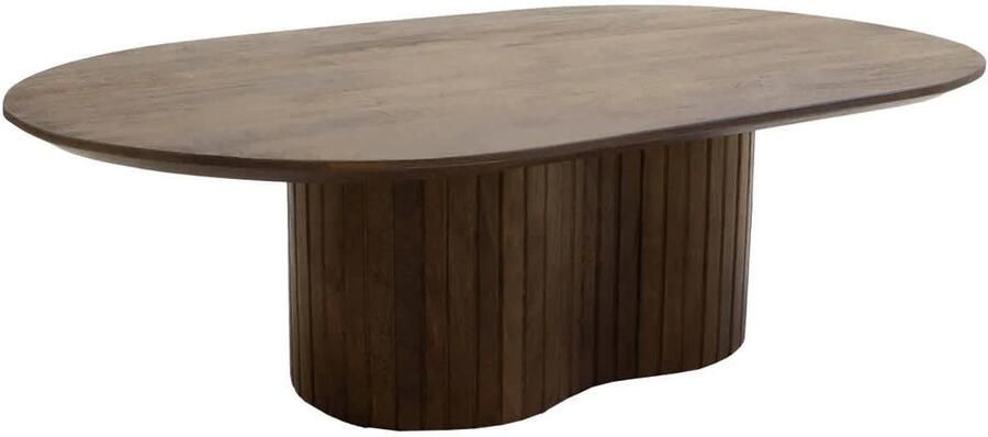 Giga Meubel Salontafel Ava 120x70x35cm Mangohout Donkerbruin - Foto 2