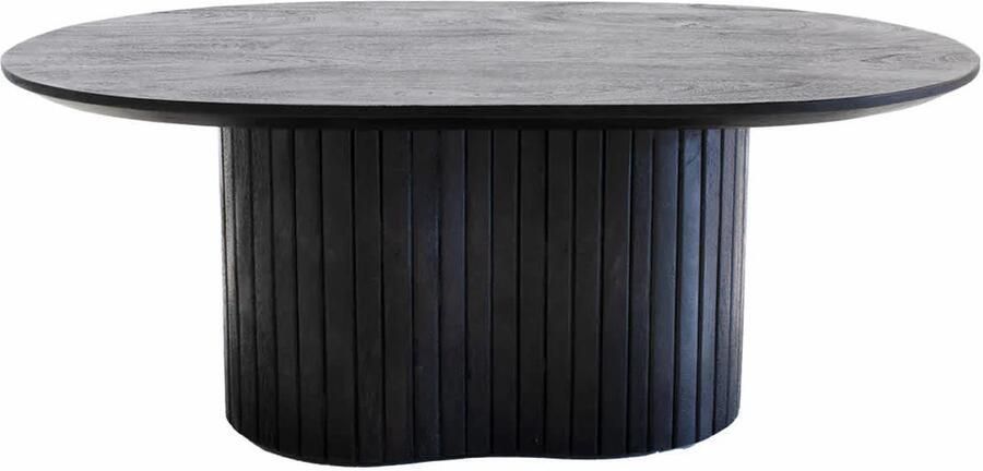 Giga Meubel Salontafel Ava 90x60x35cm Zwart Donkerbruin - Foto 2