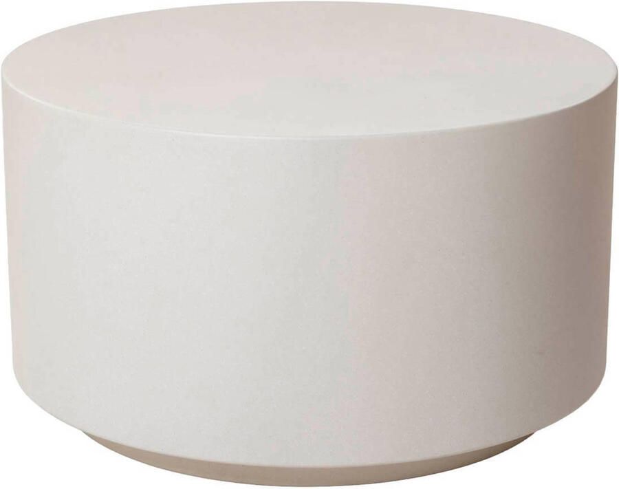 Giga Meubel Salontafel Bergby Rond Beige Eco Composiet 60x60x35cm