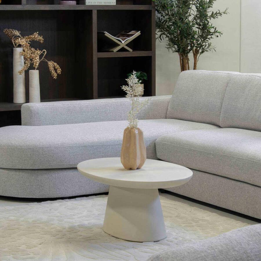 Giga Meubel Salontafel Cleo Beige Composiet 90x60x40cm - Foto 2