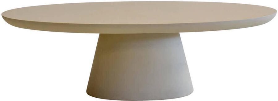 Giga Meubel Salontafel Cleo Ovaal Eco Composiet 130cm - Foto 2