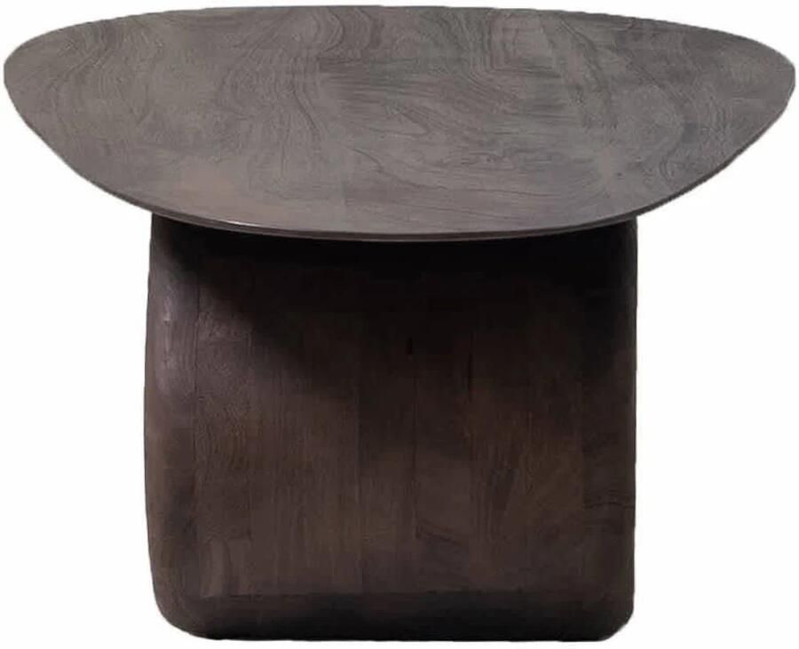 Giga Meubel Salontafel Organisch 100cm Bruin Mangohout Ebbe - Foto 4