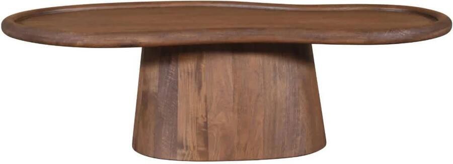 DÉJA Living Salontafel Estella Organisch Donkerbruin Mangohout 130x60x39cm