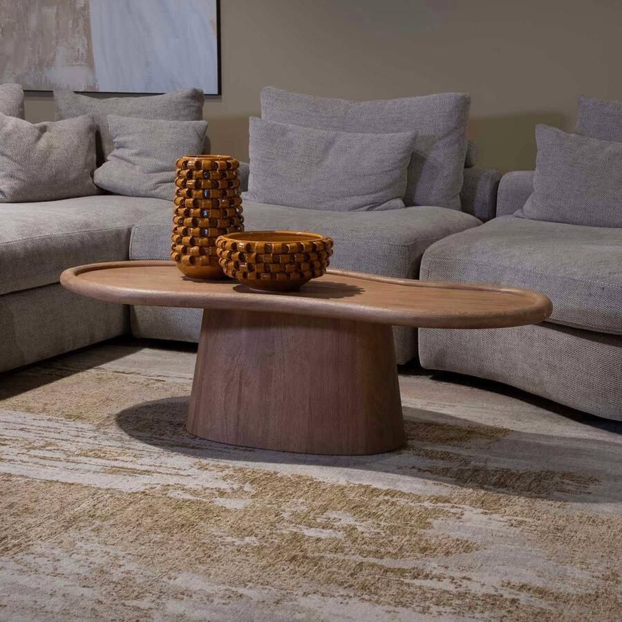 DÉJA Living Salontafel Estella Organisch Naturel Mangohout 130x60x39cm