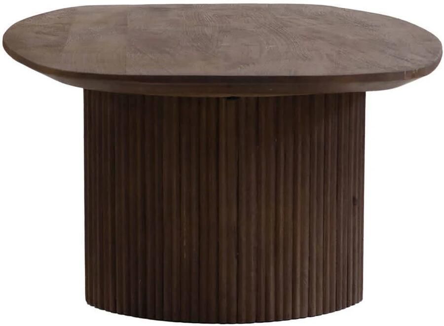 Giga Meubel Salontafel Feline Mangohout Donkerbruin 130x70x38cm - Foto 3