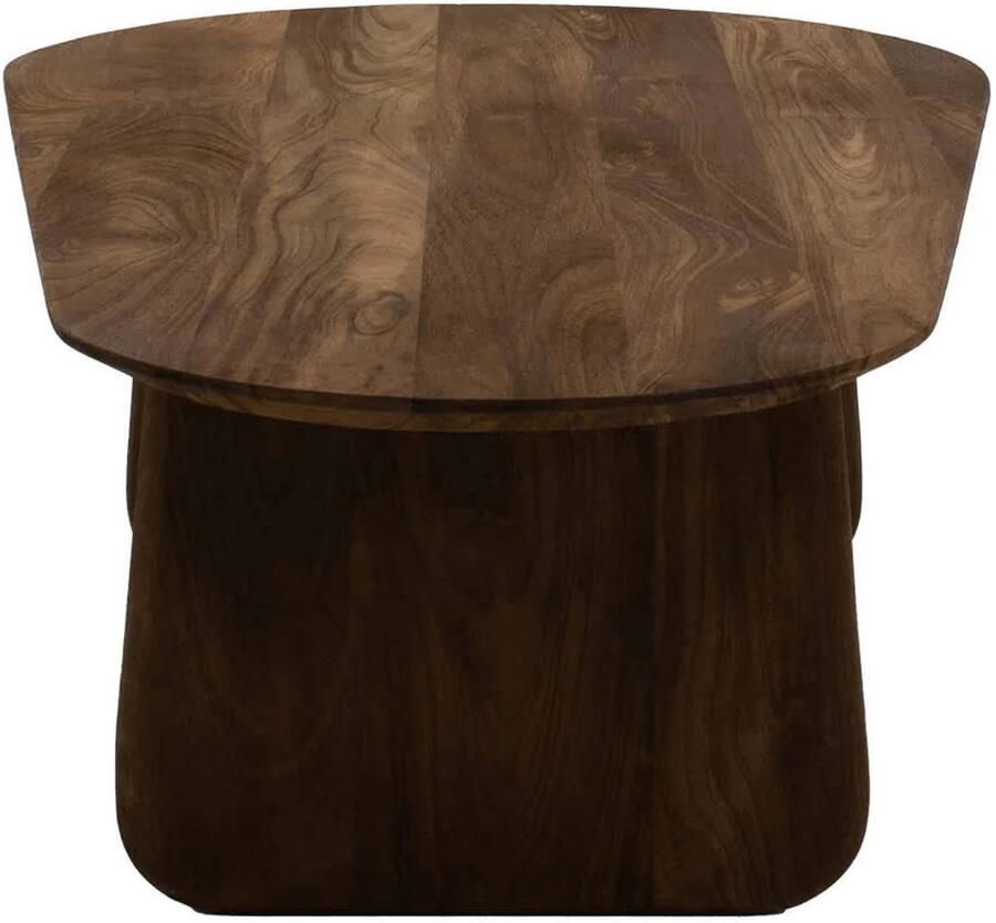 Giga Meubel Salontafel Femke Organisch Mangohout Bruin 120x65x35cm - Foto 3