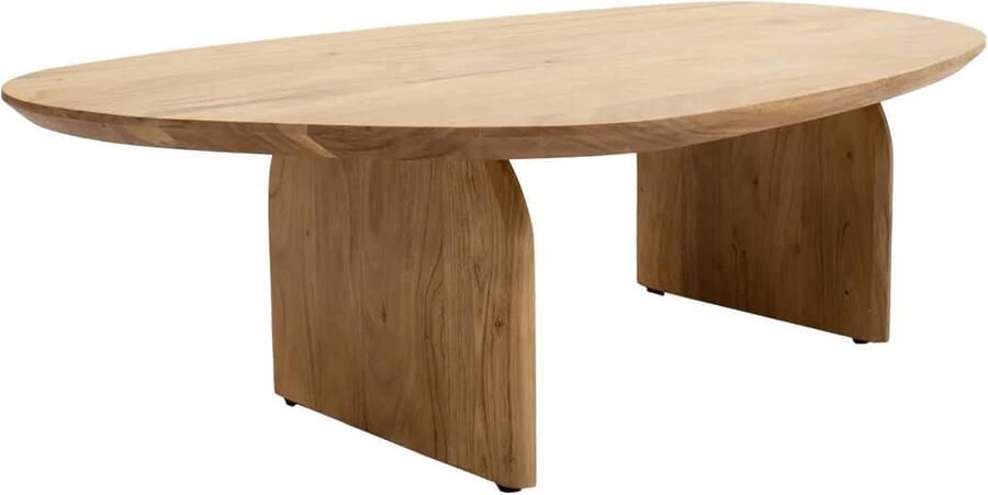 Giga Meubel Salontafel Naturel Mangohout 135cm Organisch Salontafel Floor - Foto 4