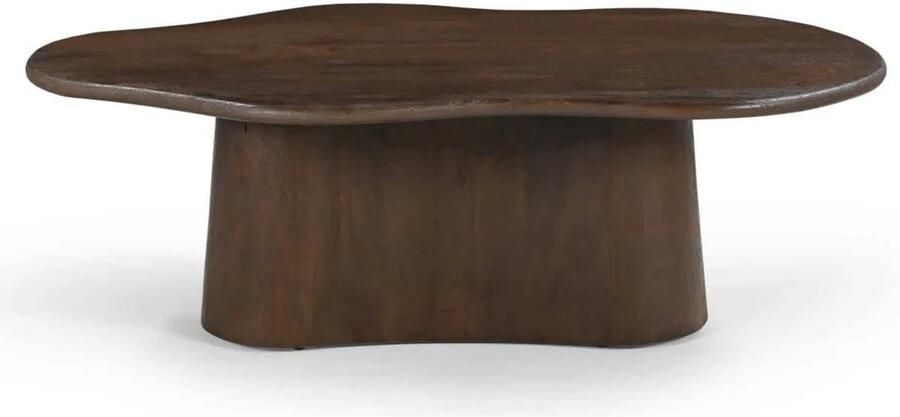 Giga Meubel Salontafel Organisch 120cm Donkerbruin Mangohout Jessie - Foto 2
