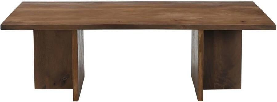 DÉJA Living Salontafel Lohja Rechthoek Donkerbruin Hout 120x60x38cm - Foto 3