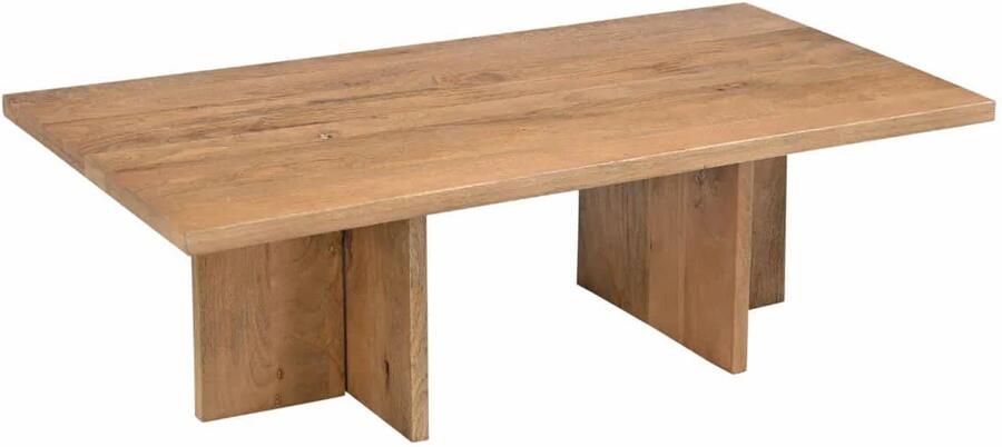 DÉJA Living Salontafel Lohja Rechthoek Naturel Hout 120x60x38cm - Foto 3