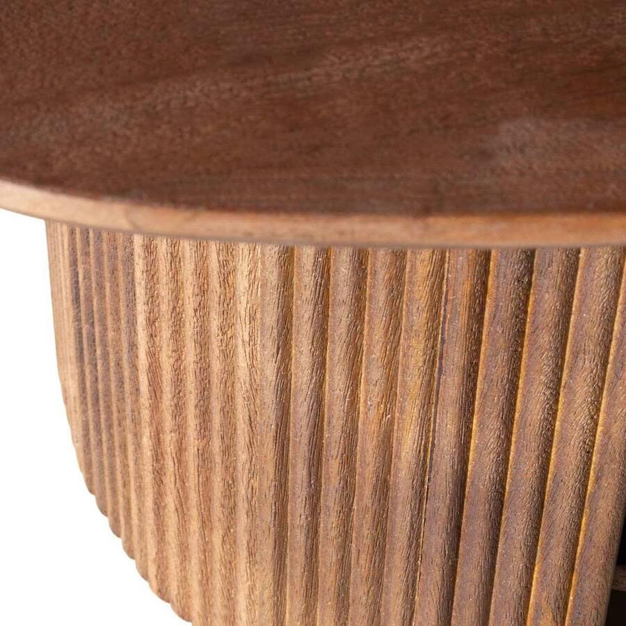 Giga Meubel Salontafel Lorna Deens Ovaal Bruin Hout 130x70x38cm - Foto 2