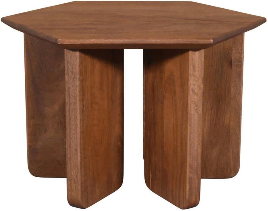DÉJA Living Salontafel Martos Donkerbruin Mangohout 60x60x38cm