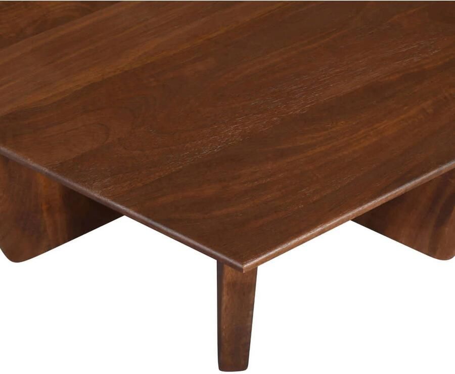 DÉJA Living Salontafel Martos Donkerbruin Mangohout 80x80x35cm - Foto 2