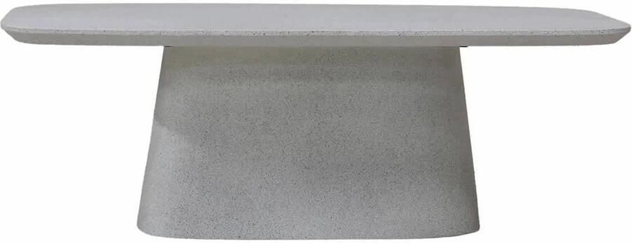 Giga Meubel Salontafel Grijs Terrazzo Steen 110x60x38cm Mina - Foto 3