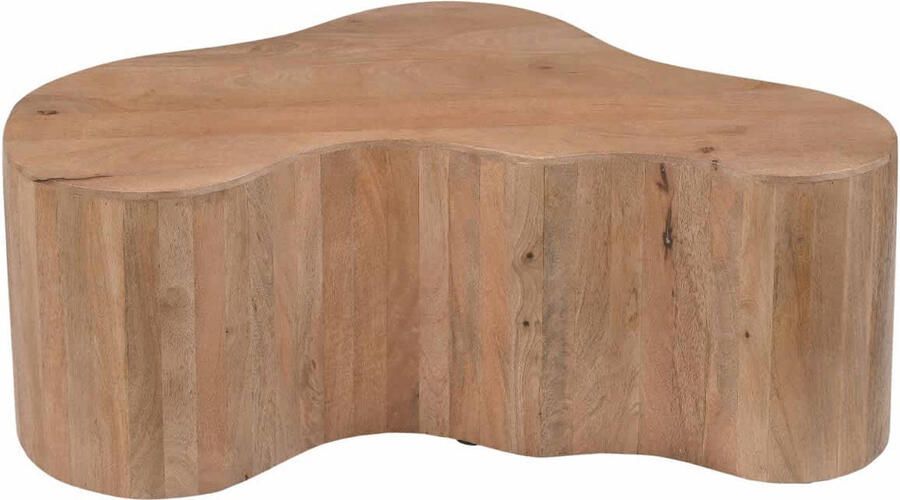 Giga Meubel Salontafel Moos Organisch Naturel – Mangohout – Scandinavisch – 100 cm - Foto 2