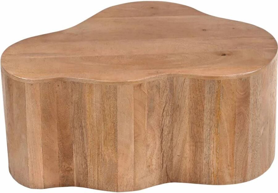Giga Meubel Salontafel Moos Organisch Naturel Hout 70x50x30cm - Foto 2