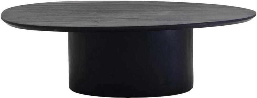 Giga Meubel Salontafel Nara Organisch Zwart Mangohout 110cm - Foto 2