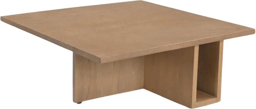 Giga Meubel Salontafel Onni Vierkant Naturel Hout 85cm