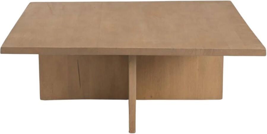 Giga Meubel Salontafel Onni Vierkant Naturel Hout 85cm