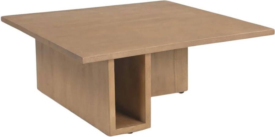 Giga Meubel Salontafel Onni Vierkant Naturel Hout 85cm - Foto 2
