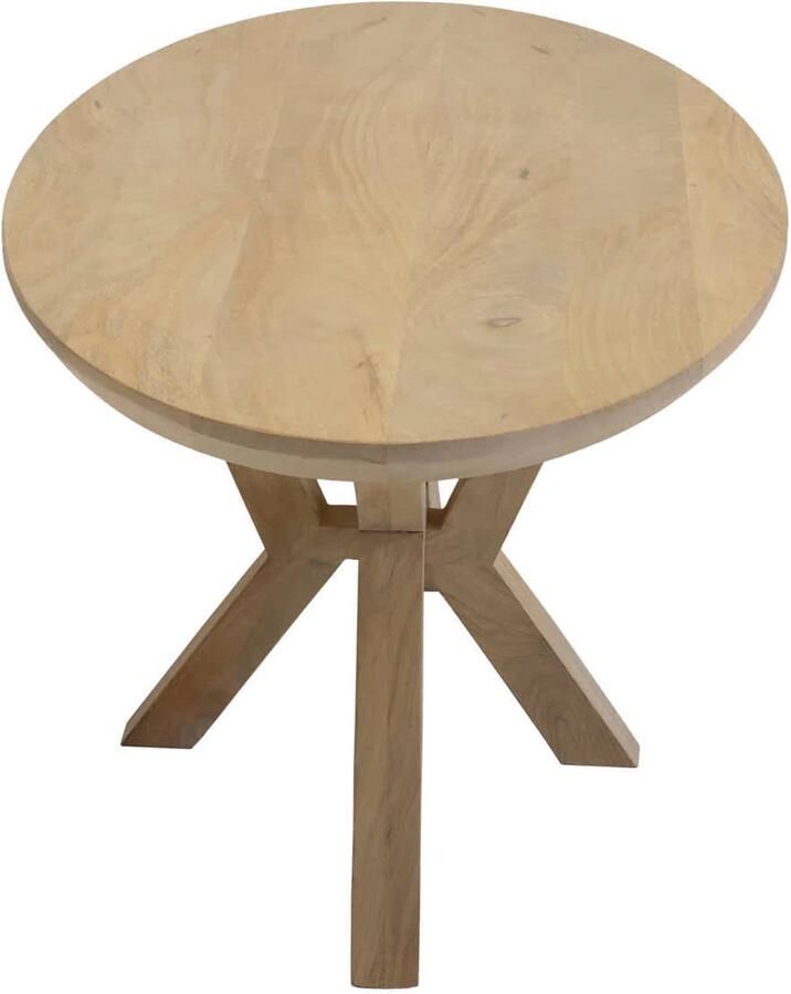 Giga Meubel Salontafel Onno Ovaal Mangohout Naturel 120x60x47cm - Foto 3