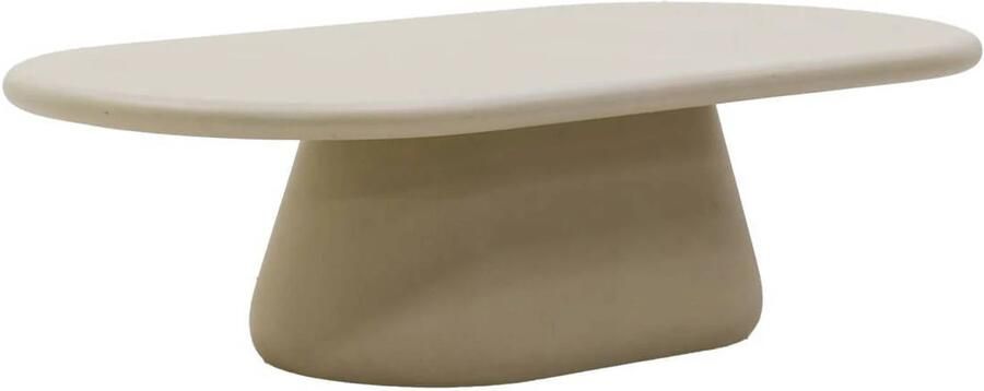 Déja Living DÉJA Living Salontafel Riva Ovaal Eco Composiet 140x65x39cm