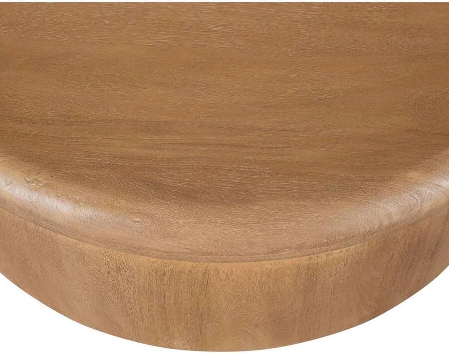 DÉJA Living Salontafel Rota Rond Naturel Mangohout 90x90x31cm - Foto 3