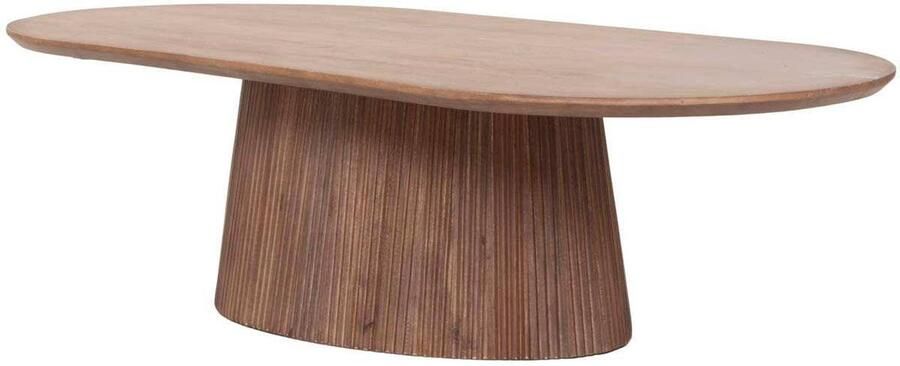 Giga Meubel Salontafel Salvador Donkerbruin Hout 140x70x38cm - Foto 5
