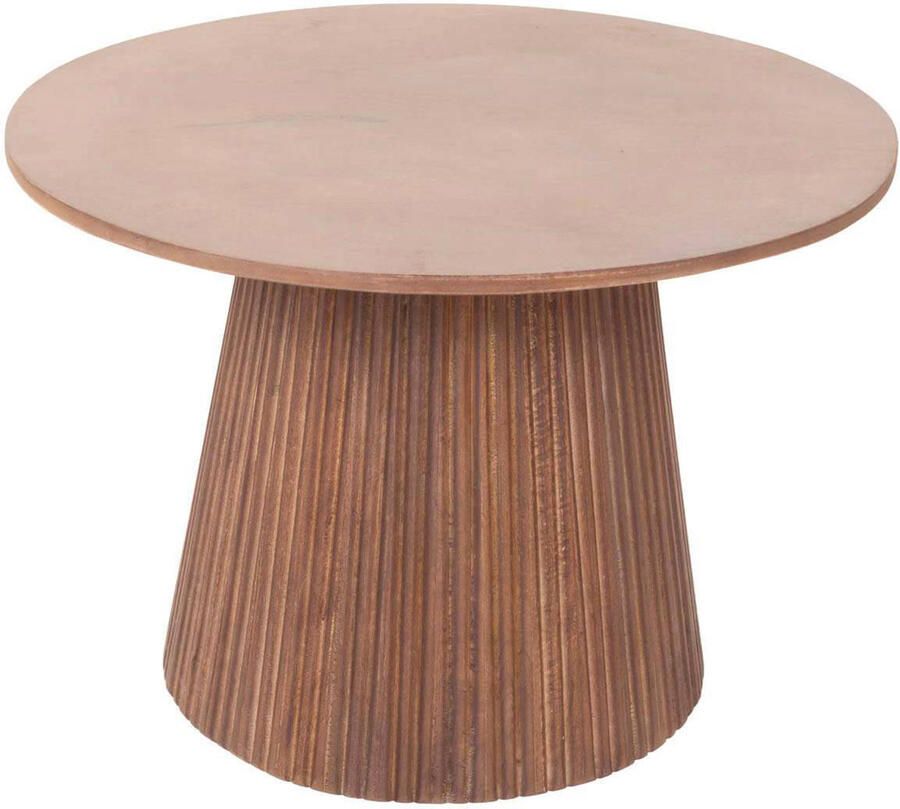 Giga Meubel Salontafel Salvador Donkerbruin Hout 60x60x41cm