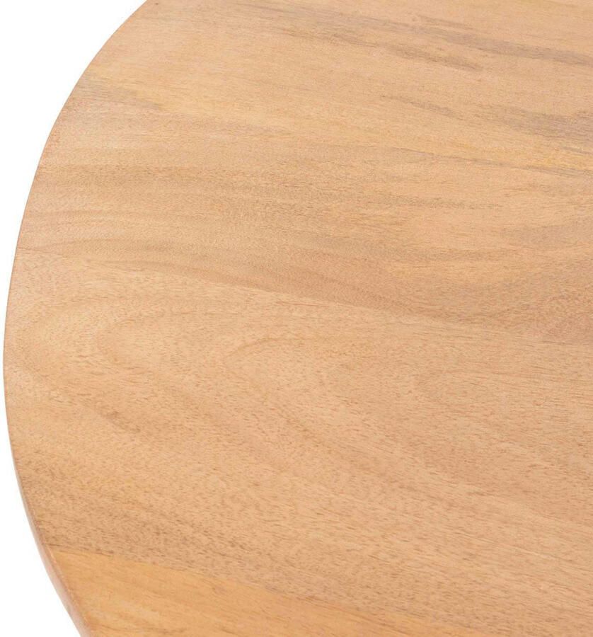 Giga Meubel Salontafel Salvador Naturel Hout 80x80x38cm - Foto 3