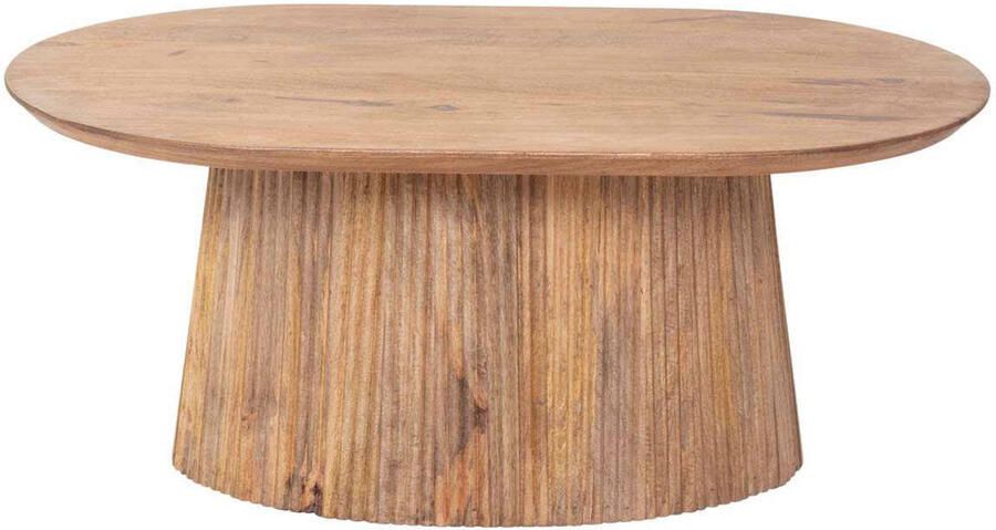 Giga Meubel Salontafel Salvador Naturel Hout 90x55x38cm