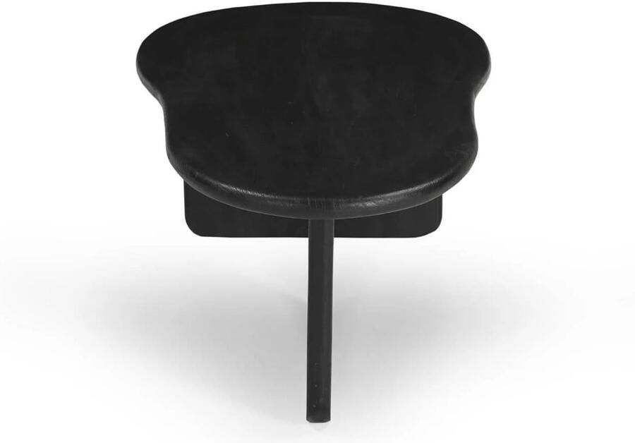 Giga Meubel Salontafel Organisch 130cm Zwart Mangohout Sira - Foto 3