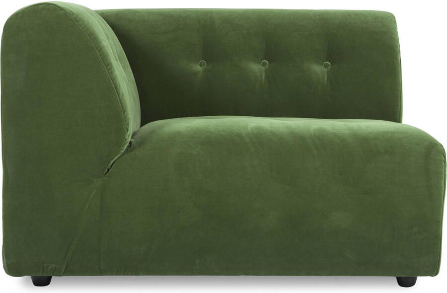 HKLIVING Vint Bank Element 1 5-zitsbank Links Royal Velvet Groen - Foto 3