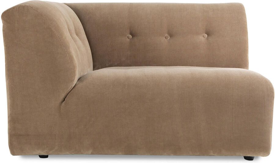 HKLIVING Vint Bank Element 1 5-zitsbank Links Corduroy Rib Bruin - Foto 3