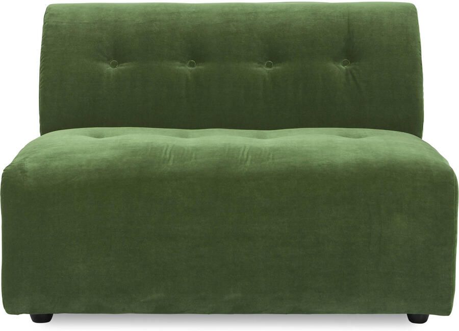 HKLIVING Vint Bank Element 1 5-zitsbank Middenstuk Royal Velvet Groen - Foto 3